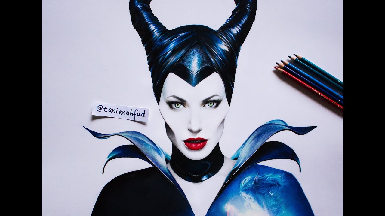 1280x720 Drawing Maleficent - Maleficent Drawing