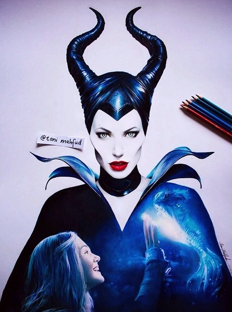471x631 Maleficent Drawing Shared - Maleficent Drawing