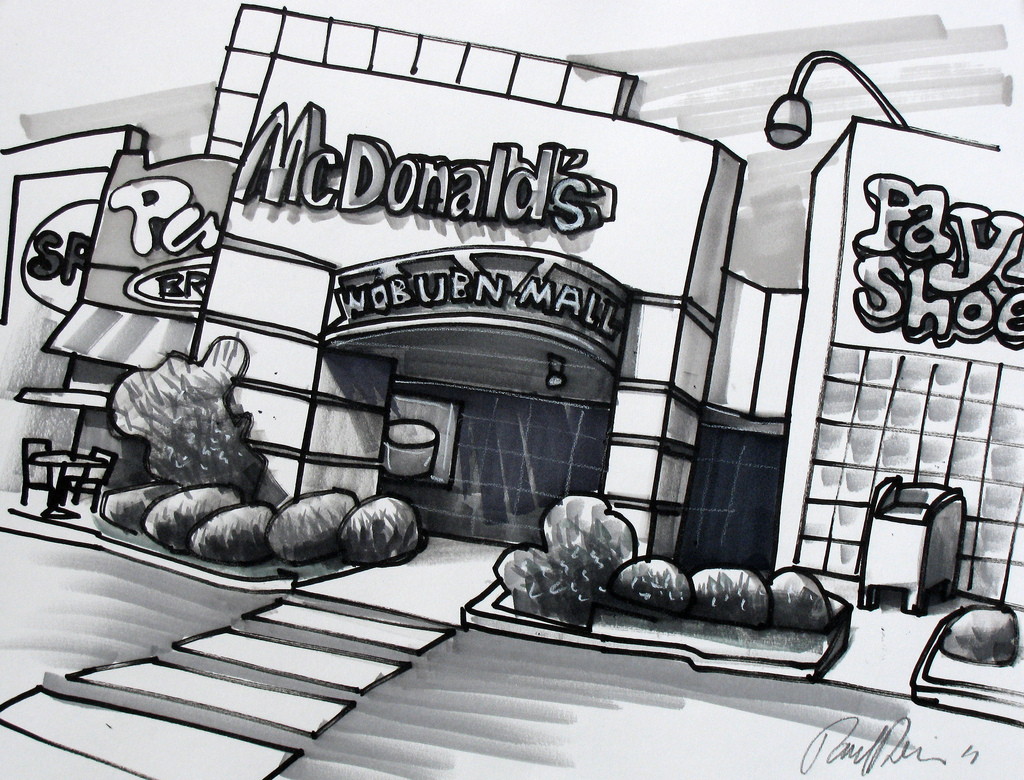 1024x780 Mall Drawing Friend For Free Download - Mall Drawing