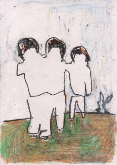 375x530 ensaio para agrupamento drawing - Mallet Drawing