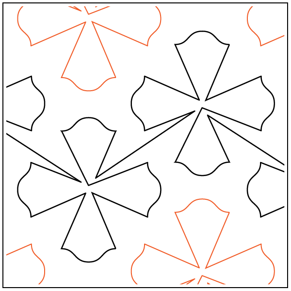 600x600 Maltese Cross - Maltese Cross Drawing