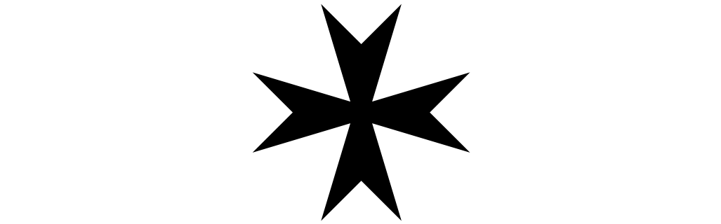 1027x320 Fonts - Maltese Cross Drawing