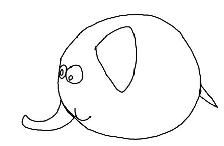 443x288 easy drawing lessons for preschool kindergarten - Mammals Drawing