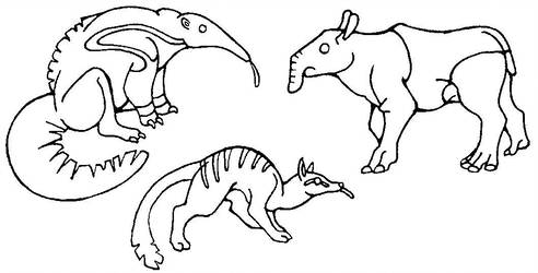 492x250 stress drawing mammals - Mammals Drawing