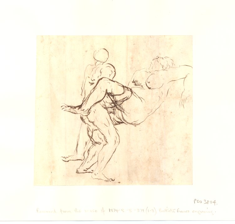 750x715 British Museum - Man And Woman Drawing