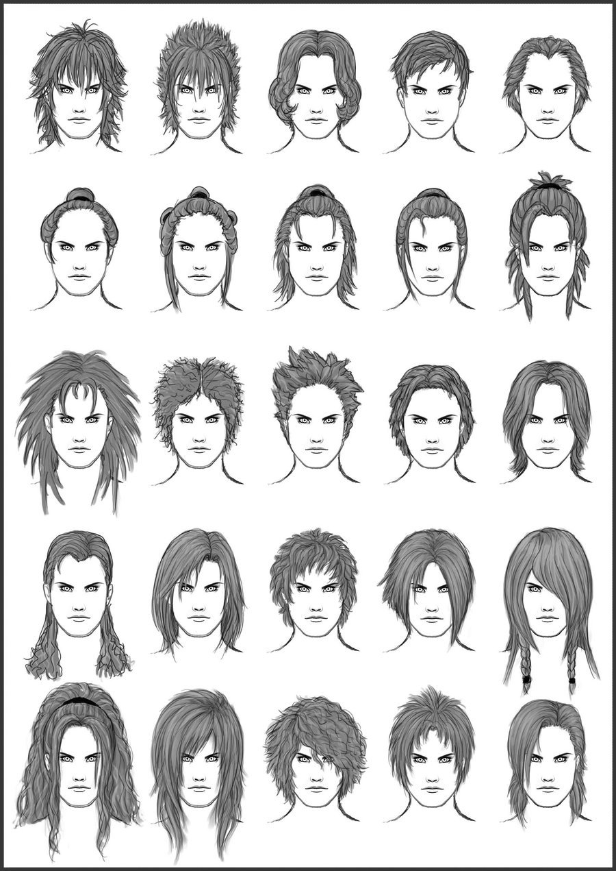 900x1271 Drawing Art Hair Girl Female Style Women Draw Boy Man Men Woman - Man And Woman Drawing