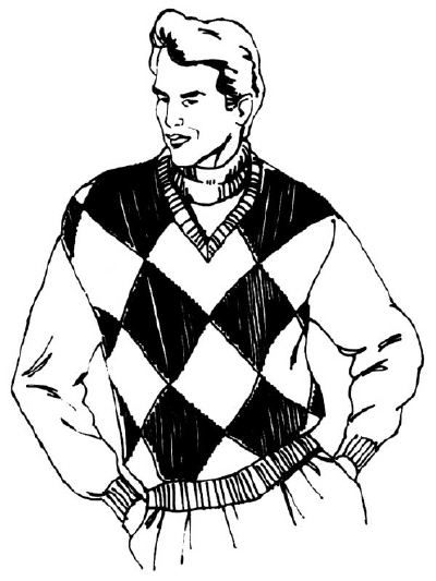 400x533 How To Draw People Man In A Casual Sweater Howstuffworks - Man Drawing