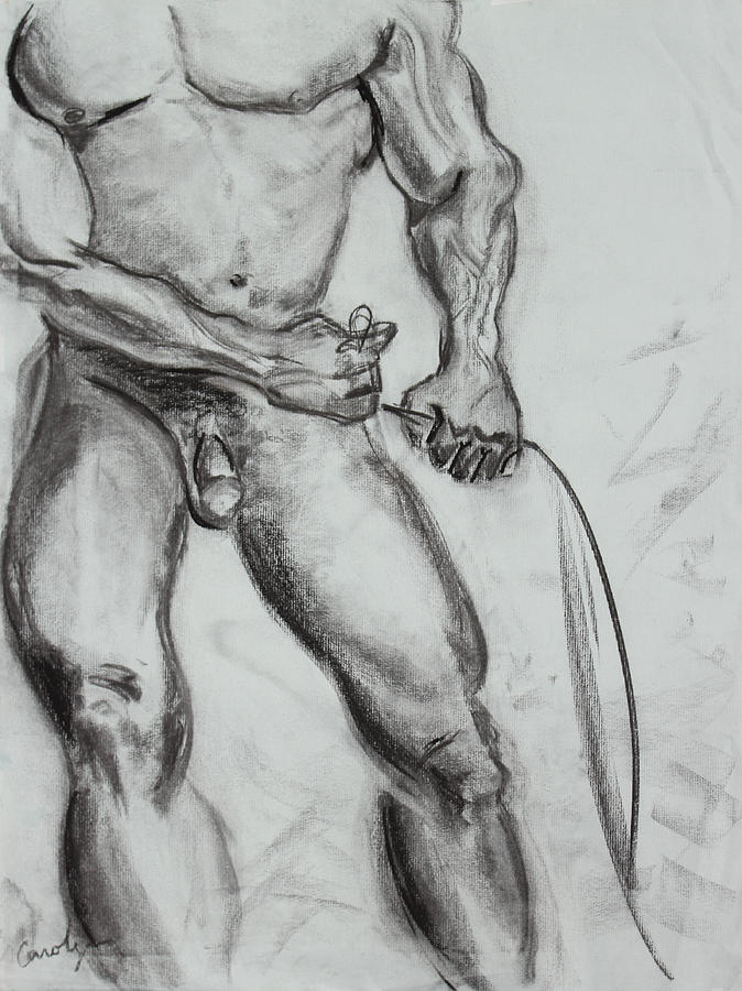 674x900 A Muscular Man Drawing - Man Drawing