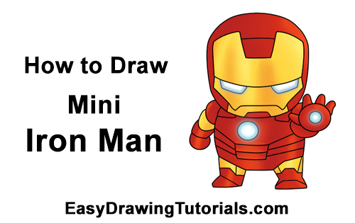 500x315 How To Draw Iron Man - Man Drawing Cartoon