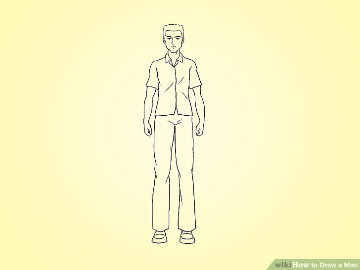 728x546 Ways To Draw A Man - Man Drawing Easy