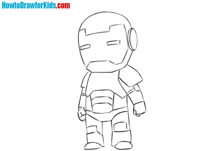 700x500 How To Draw Iron Man How To Draw For Kids - Man Drawing Images