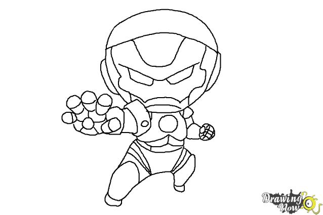 638x425 How To Draw Chibi Iron Man - Man Drawing Images
