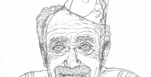 645x330 How To Draw An Old Man On His Birthday Let's Draw People - Man Face Drawing