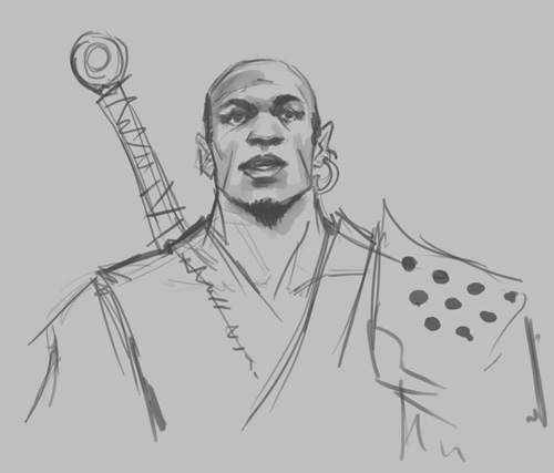 500x427 How To Draw Man's Head Basic Facial Sketch Construction - Man Face Drawing