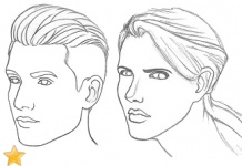 218x150 Learn How To Draw A Face In Easy Steps Beginners Rapidfireart - Man Face Drawing