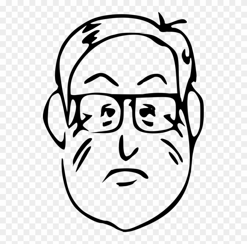 840x830 Man Face Head Beard Clip Art - Man Face Drawing