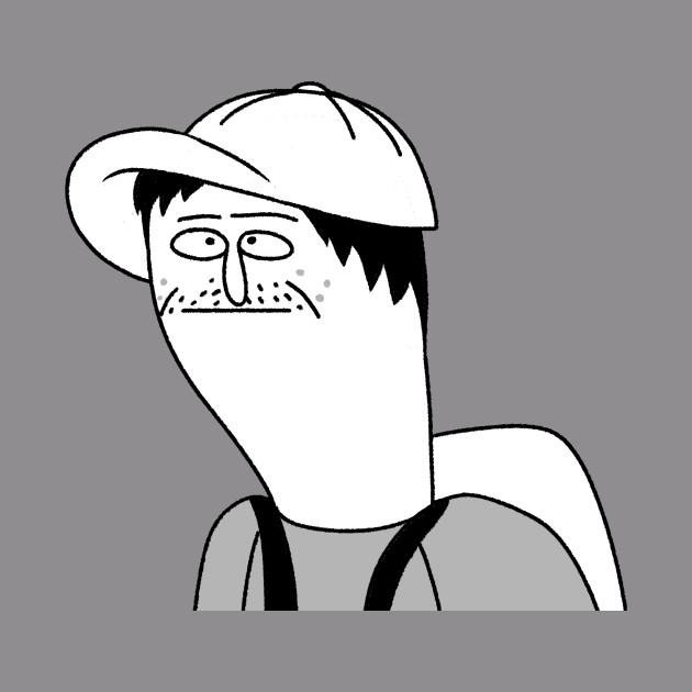 630x630 Student Man - Man In Hoodie Drawing