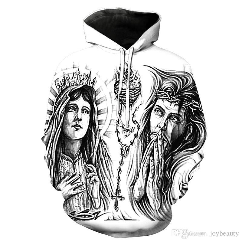 800x800 men hoodie god goddess print man hooded sweatshirt unisex - Man In Hoodie Drawing