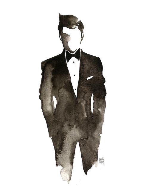 Man In Suit Drawing At Paintingvalley Com Explore Collection Of