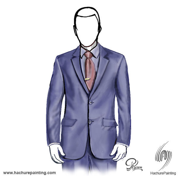 Man In Suit Drawing at PaintingValley.com | Explore collection of Man ...