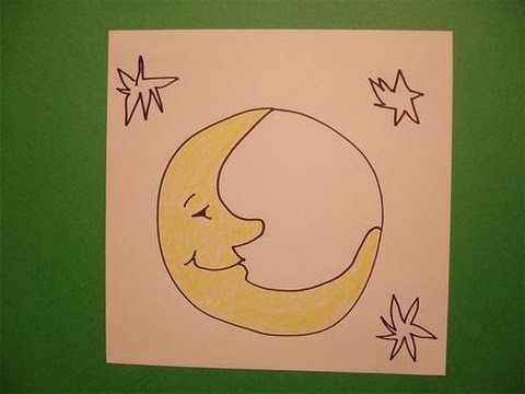 480x360 Let's Draw The Man In The Moon! - Man In The Moon Drawing
