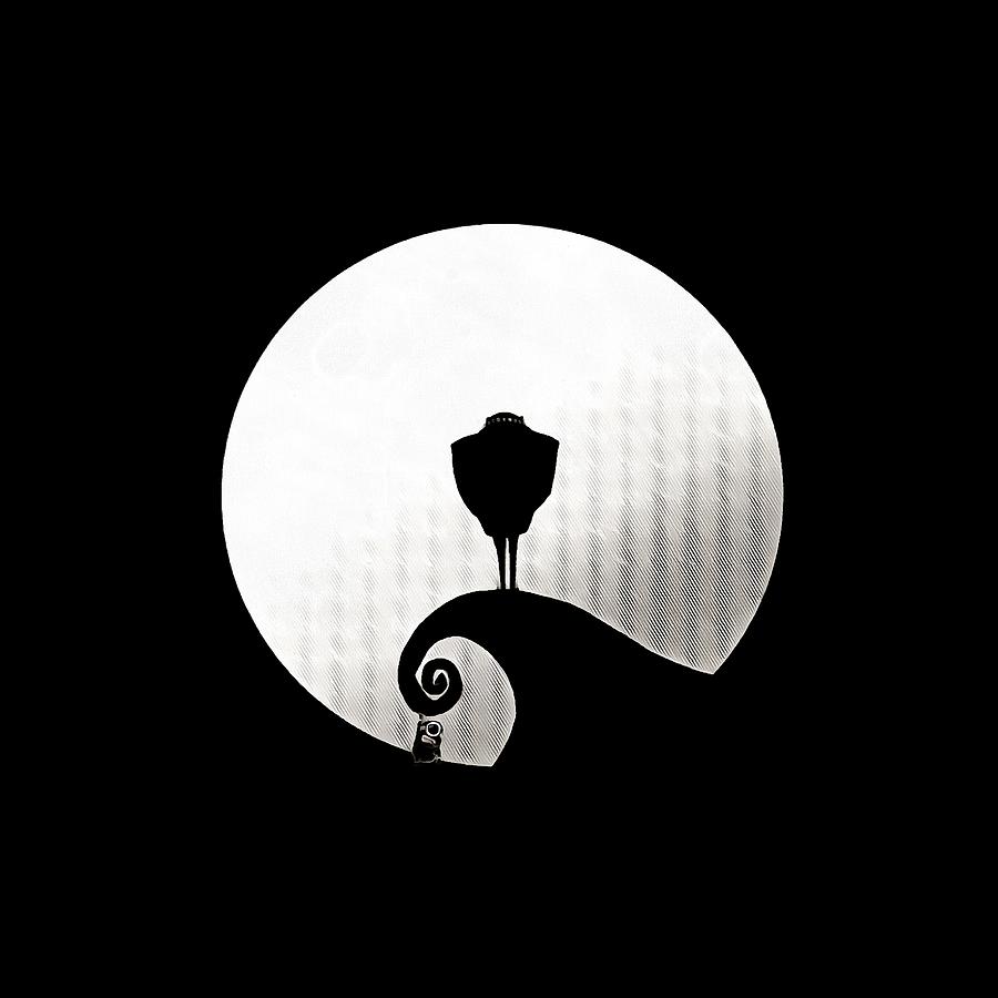 900x900 Man At The Moon Drawing - Man In The Moon Drawing