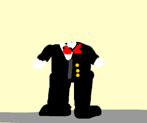 300x250 headless man in tuxedo drawing - Man In Tuxedo Drawing