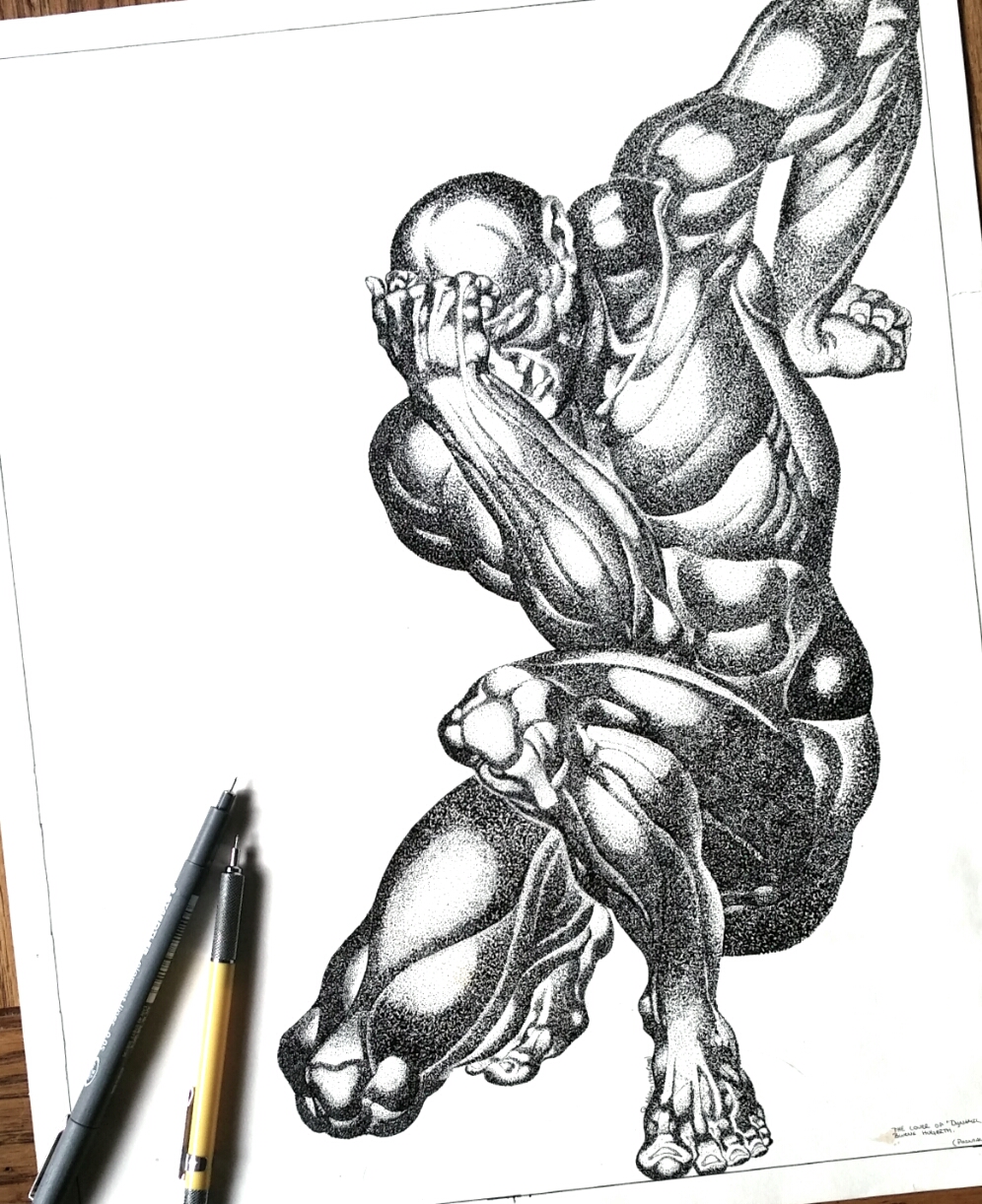 996x1222 kneeling man carve draw - Man Kneeling Drawing