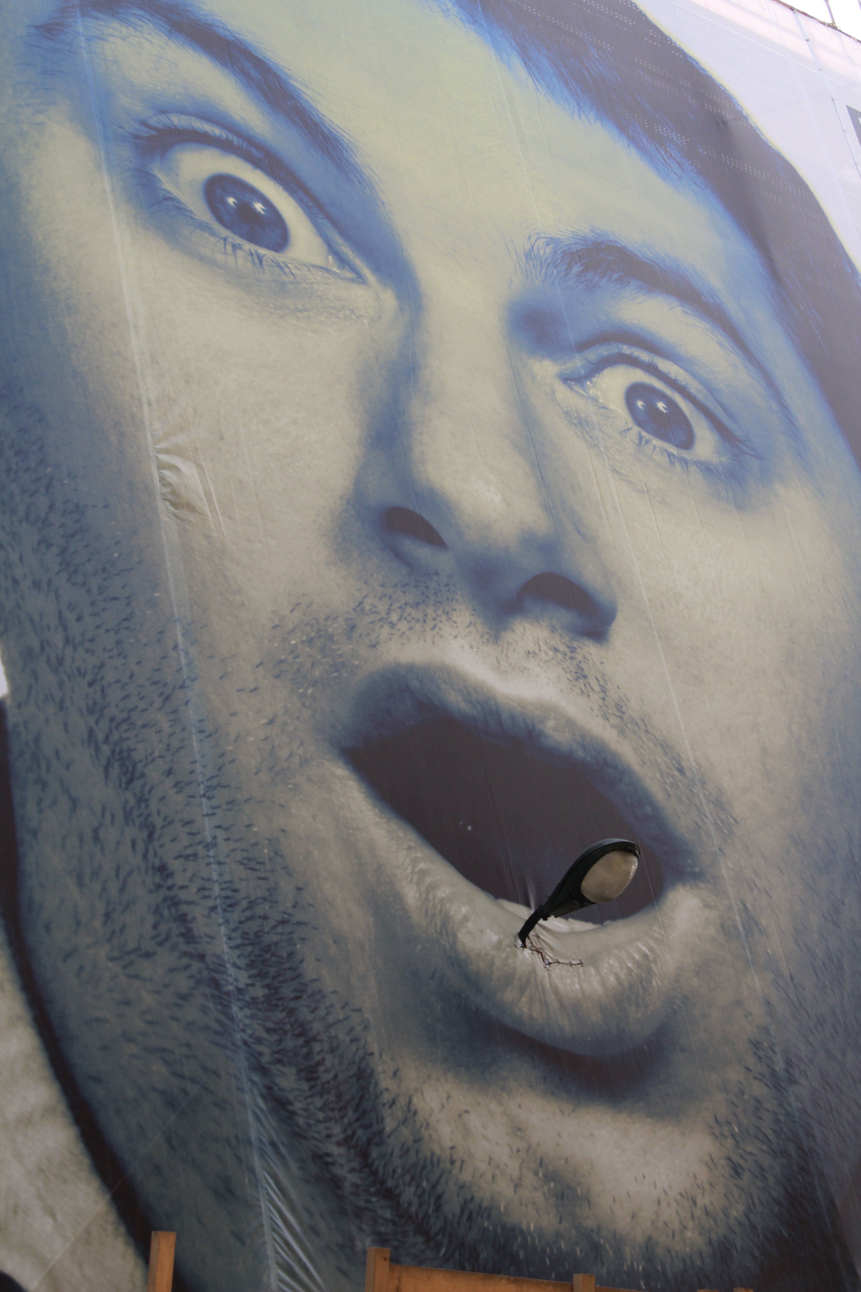 3456x5184 Free Images Man, Black And White, Portrait, Color, Blue - Man Lips Drawing