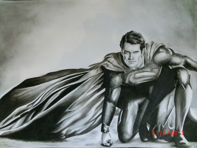 640x480 Man Of Steel Franklin Portraits - Man Of Steel Drawing