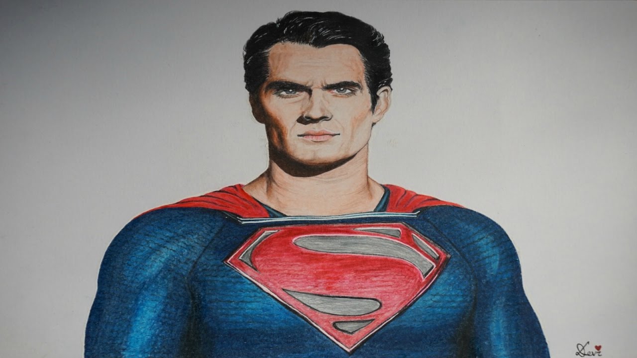 Man Of Steel Drawing at PaintingValley.com | Explore collection of Man ...