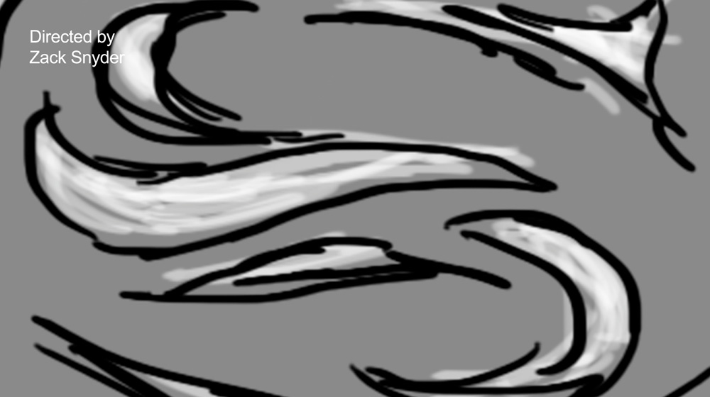 1000x560 Man Of Steel Title Sequence - Man Of Steel Logo Drawing