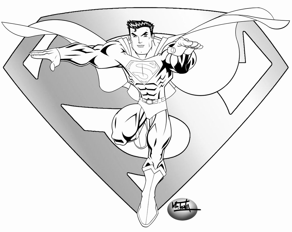 1003x797 Superman Coloring Pages Elegant Man Steel Of Logo - Man Of Steel Logo Drawing