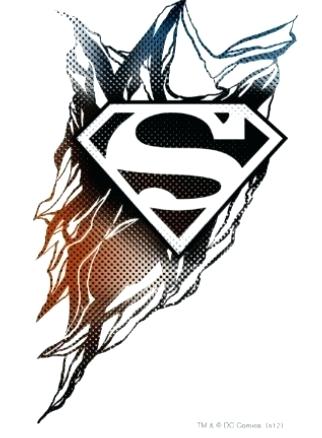 322x438 superman man of steel logo superman man of steel logo sticker - Man Of Steel Logo Drawing