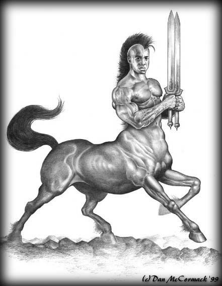 441x567 Centaur The Most Famous Of These Half Man Half Horse Is Chiron - Man On Horse Drawing
