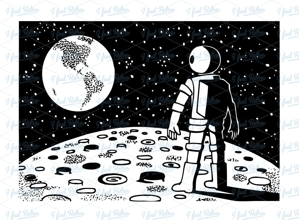 Man On The Moon Drawing at Explore collection of