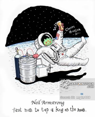 400x492 First Man On The Moon Cartoons And Comics - Man On The Moon Drawing