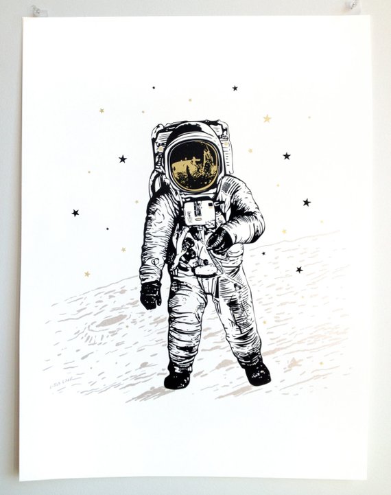 Man On The Moon Drawing at Explore collection of