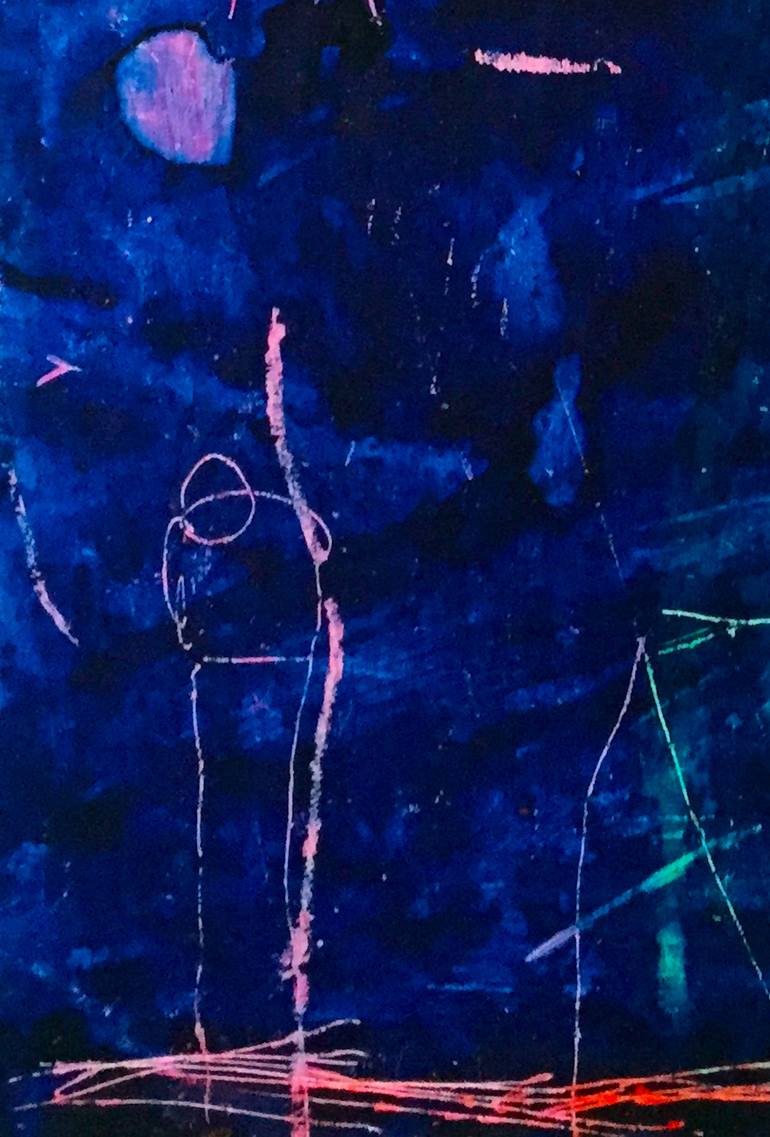 770x1137 El Hombre Bajo La Luna The Tree Man On The Moon Drawing - Man On The Moon Drawing