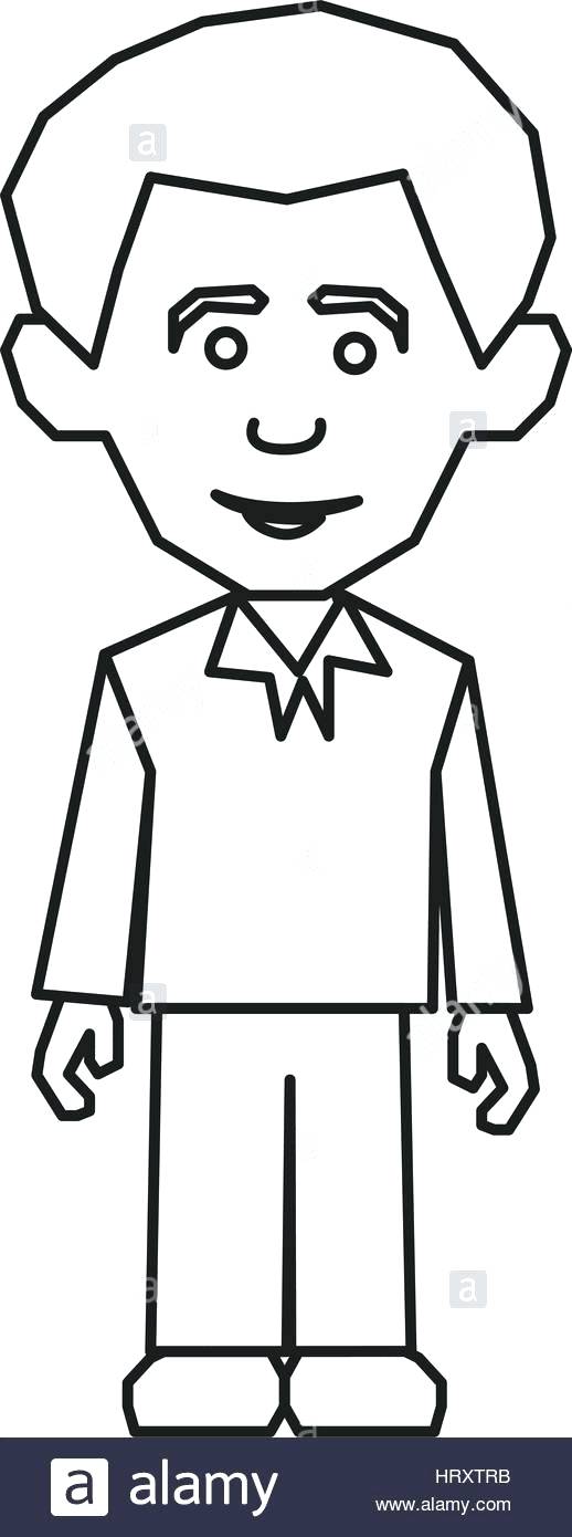 Man Outline Drawing at Explore collection of Man
