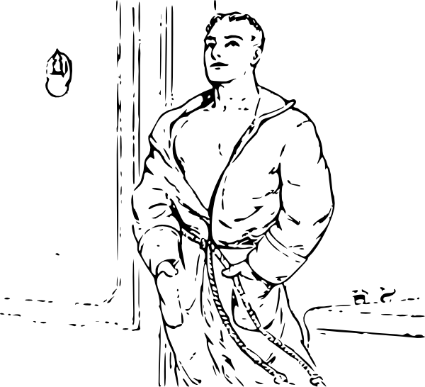 600x546 Man Outline Drawing - Man Outline Drawing