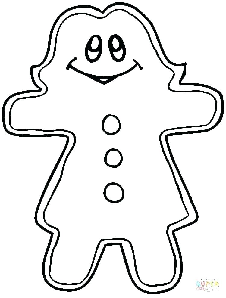 750x990 Gingerbread Girl Coloring Pages Rbread Girl Coloring Picture - Man Outline Drawing