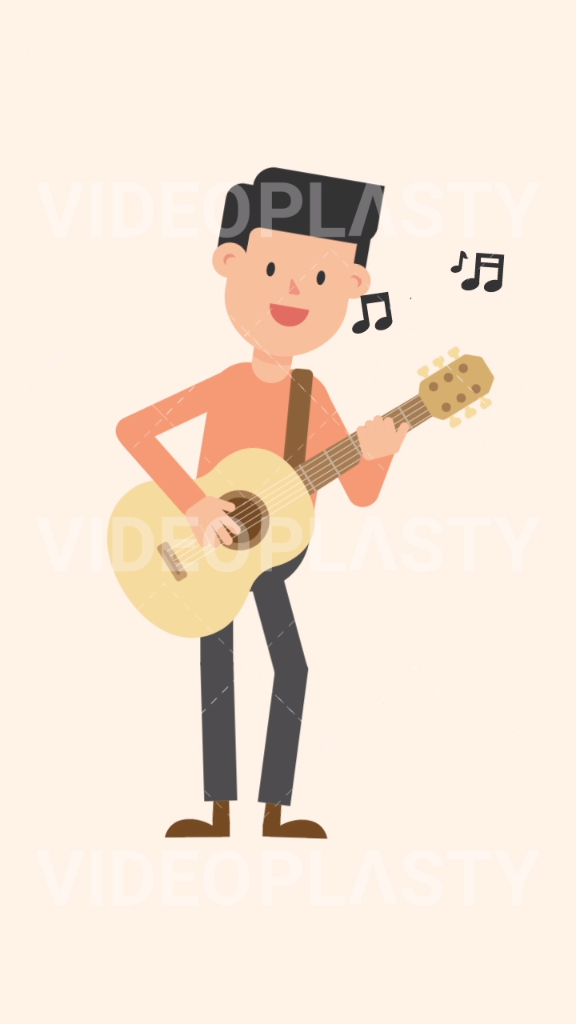 576x1024 Man Playing Guitar Standing - Man Playing Guitar Drawing