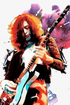 236x354 Drawing Illustration Of Man Playing Guitar, Hand Painted Cartoon - Man Playing Guitar Drawing