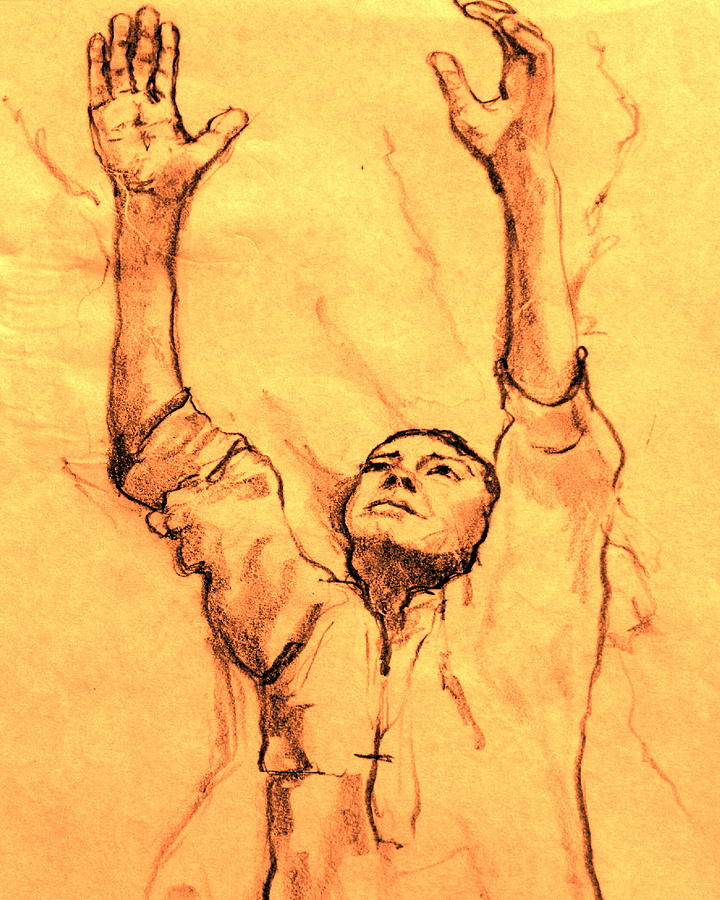 720x900 Praying Man Drawing - Man Praying Drawing