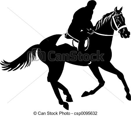 Man Riding Horse Drawing at PaintingValley.com | Explore collection of ...