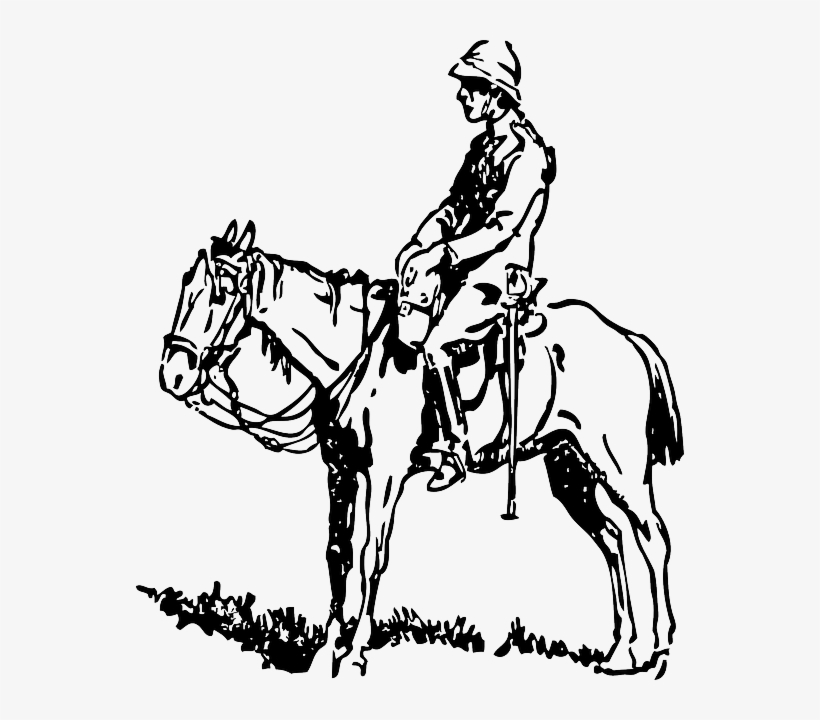 820x720 People, Man, Ride, Person, Cartoon, Horse, Horses - Man Riding Horse Drawing