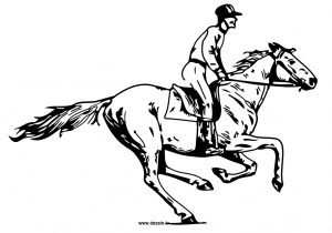 300x210 Person Riding A Horse Drawing Man Riding Horse Drawing - Man Riding Horse Drawing