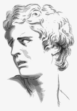 300x436 Side Face Png, Free Hd Side Face Transparent Image - Man Side Face Drawing