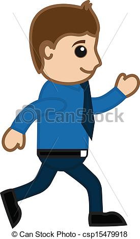 275x470 Man Walking Fast - Man Walking Drawing
